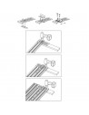 Gabarit de pose et de perçage pour Lame de Terrasse Cobra LINER + 4 Espaceurs