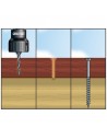 Kit Outils de préperçage et fraisage Cobra SmartBit 10 pour Terrasse Bois : mèche + gabarit pour vis de 5mm
